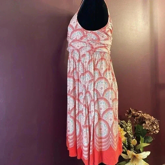 ELLE Women’s Medium Skinny Strap V Neck Dress - Picture 2 of 9